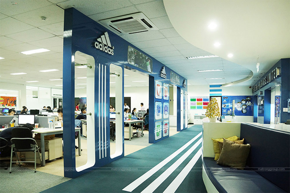 thiết kế thi công văn phòng Adidas 2