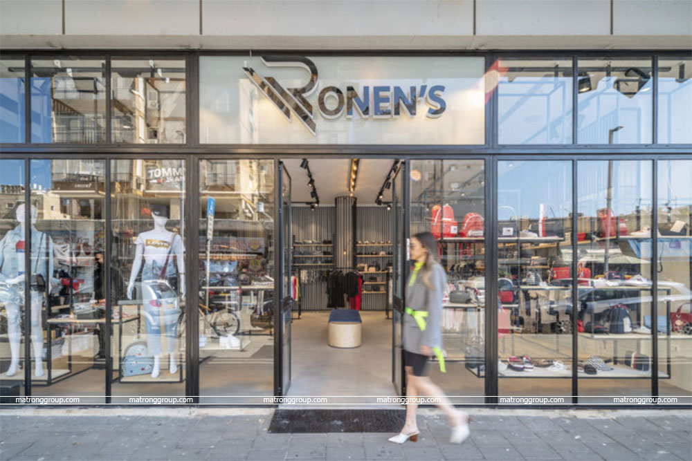 thiết kế thi công cửa hàng thời trang “RONEN’S” 8